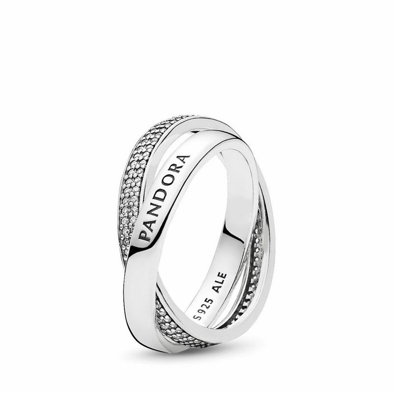 Pandora Promise Ring - Sterling Silver/Cubic Zirconia - Canada | IL7068JL